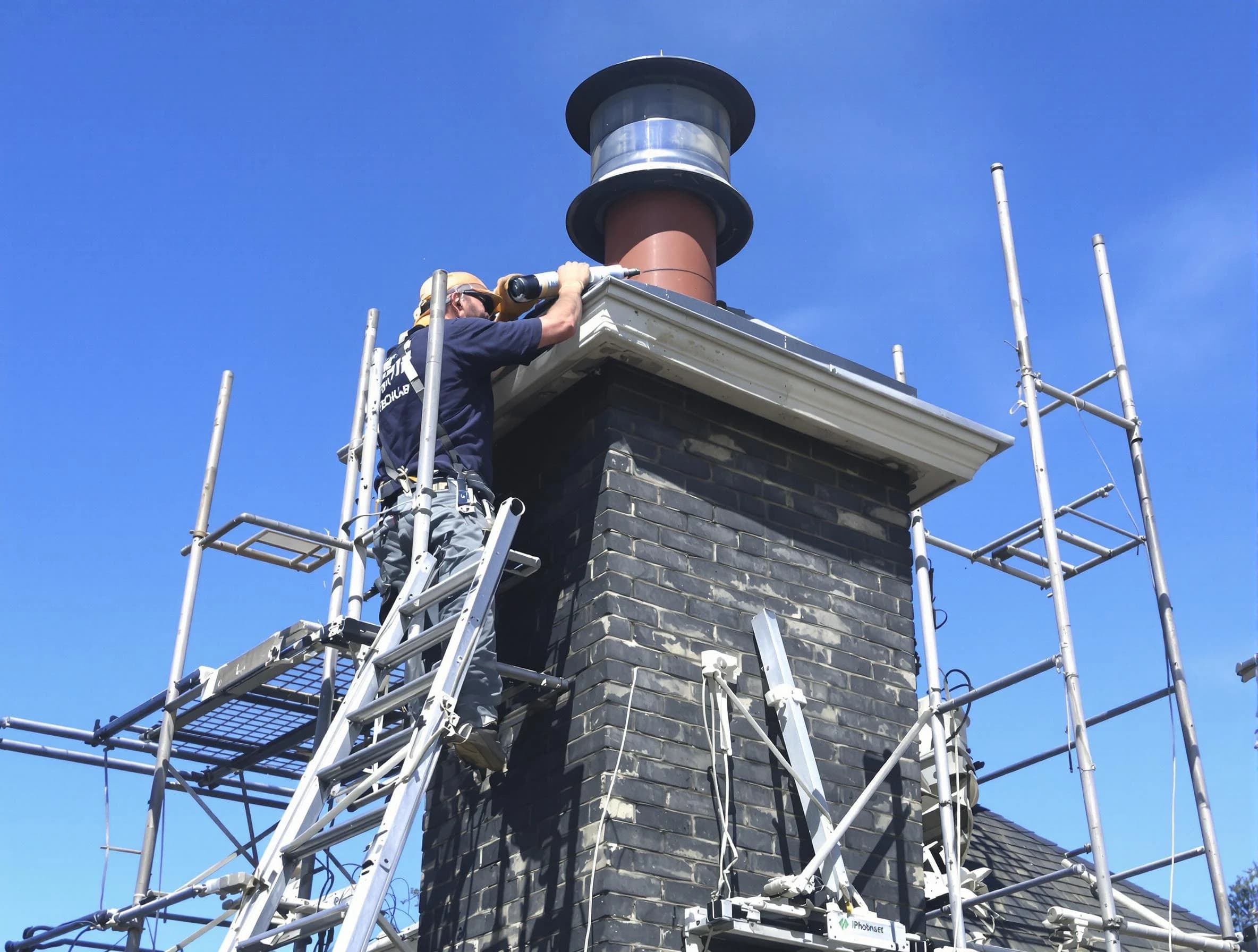 Sturdy chimney crown finished by McKeesport Chimney Sweep in McKeesport, PA