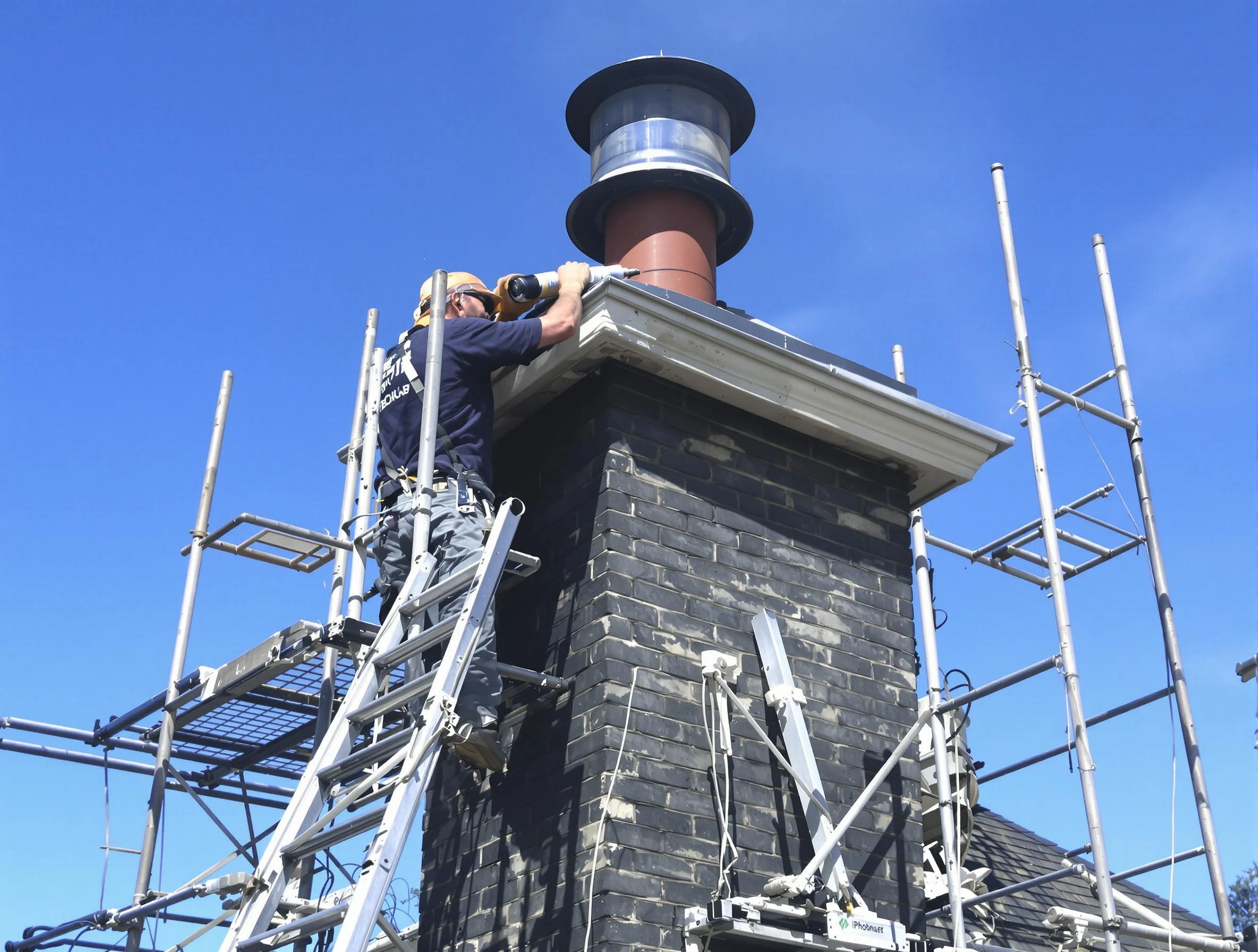 Sturdy chimney crown finished by McKeesport Chimney Sweep in McKeesport, PA