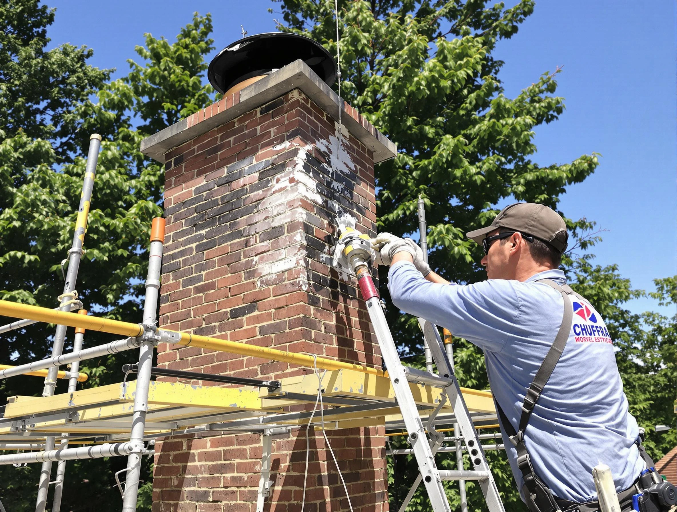 Structural chimney repair by McKeesport Chimney Sweep in McKeesport, PA